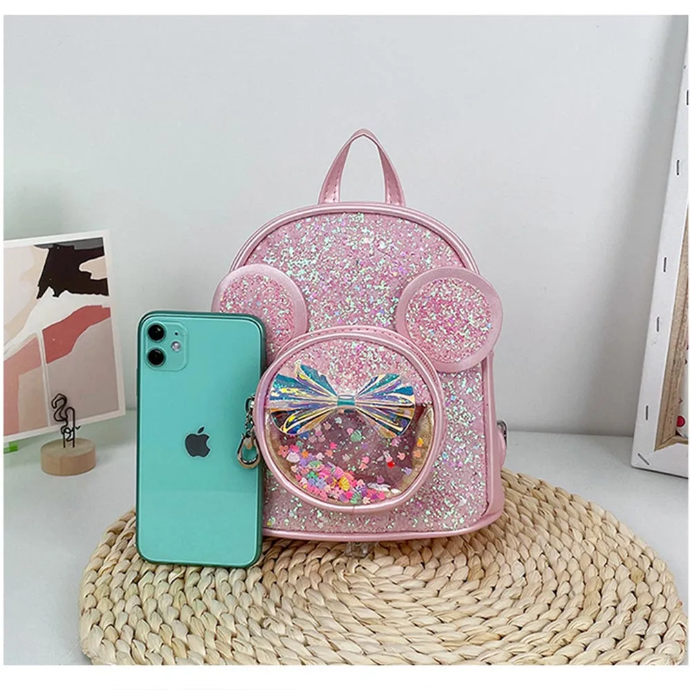 Personalizado Kindergarten Mochila com Nome, Moda Sequins Saco, Bordado, Turismo, Novo, Presente para Crianças