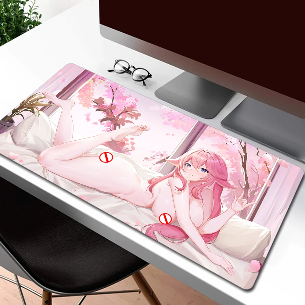 

Nude Ass Large Mouse Pad Sexy Nsfw Anime Girl Mouseapad Hentai Big Boobs Mouse Mat Gamer Computer Desk Mat HD Print Keyboard Pad