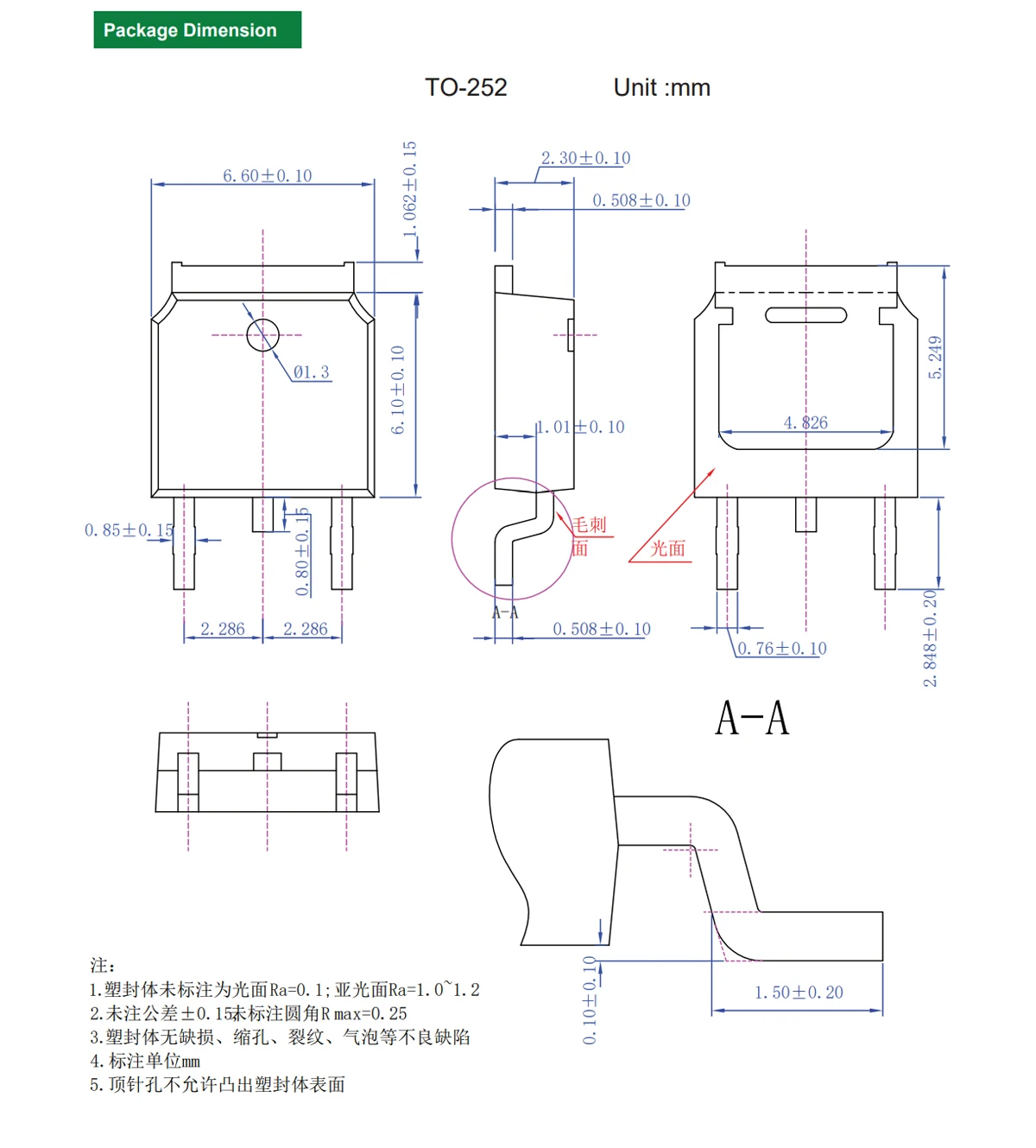 Original CMOS MOSFET CMD1402, CMD3080M, CMD3090L N-Kanal TO-252 – Detail 15