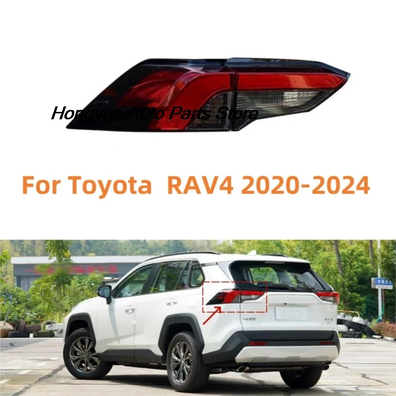 Car Accessories For Toyota RAV-4 RAV4 2020 - 2024 Auto Side Rear Tail Light Assembly Brake Taillight Stop Parking Lamp Fog Light