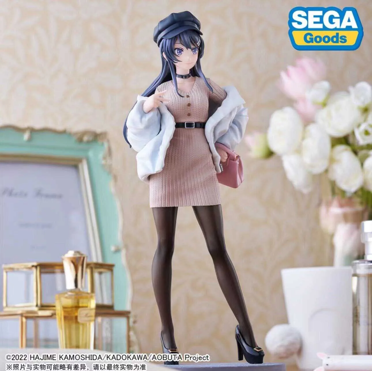 Original Sega Prize Figure Luminasta Sakurajima Mai Casual Clothes Figurine Toy