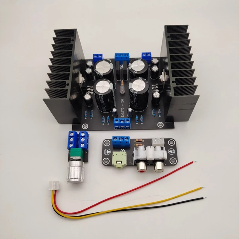 ピュアパワーアンプボード、デュアルチャンネル、DIYスピーカー、ハイパワーモジュール、2x30w、lm1875,2.0