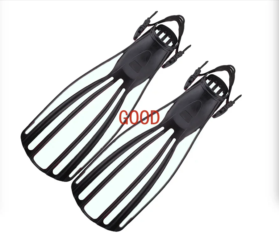 

Diving frog shoes Quick-release open-heeled professional deep-diving flippers mid-long fins free diving lung equipment