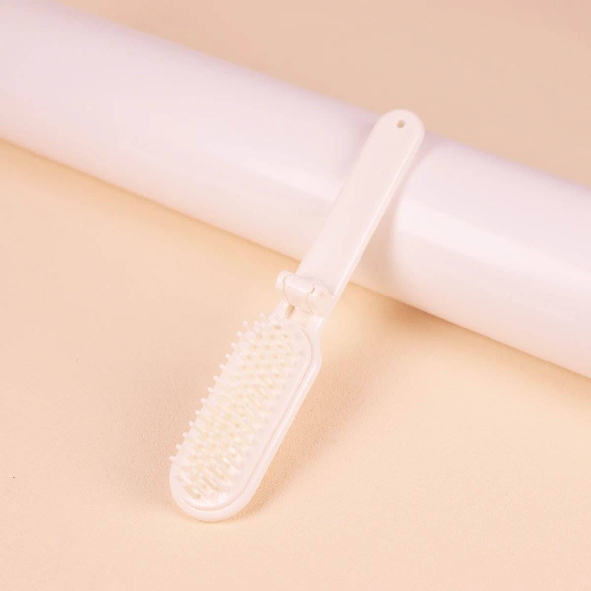 Hair styling double tone folding comb, anti-static portable travel folding massage comb, special for real hair wigs