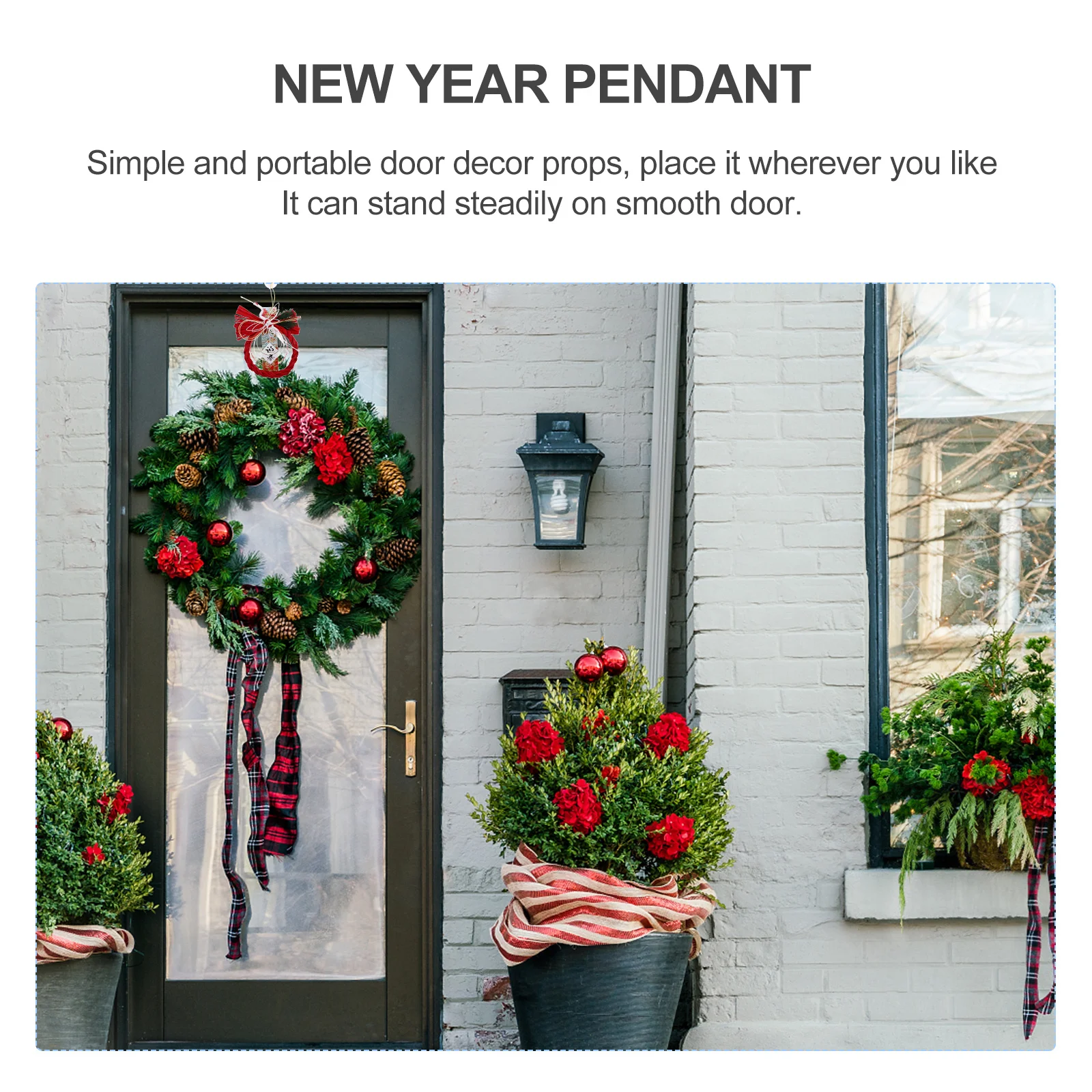 

1Pcs New Year Straw Hanging Ornament Elegant Japanese Style Home Decoration Delicate Craft Ornament Lovely New Year Hanging