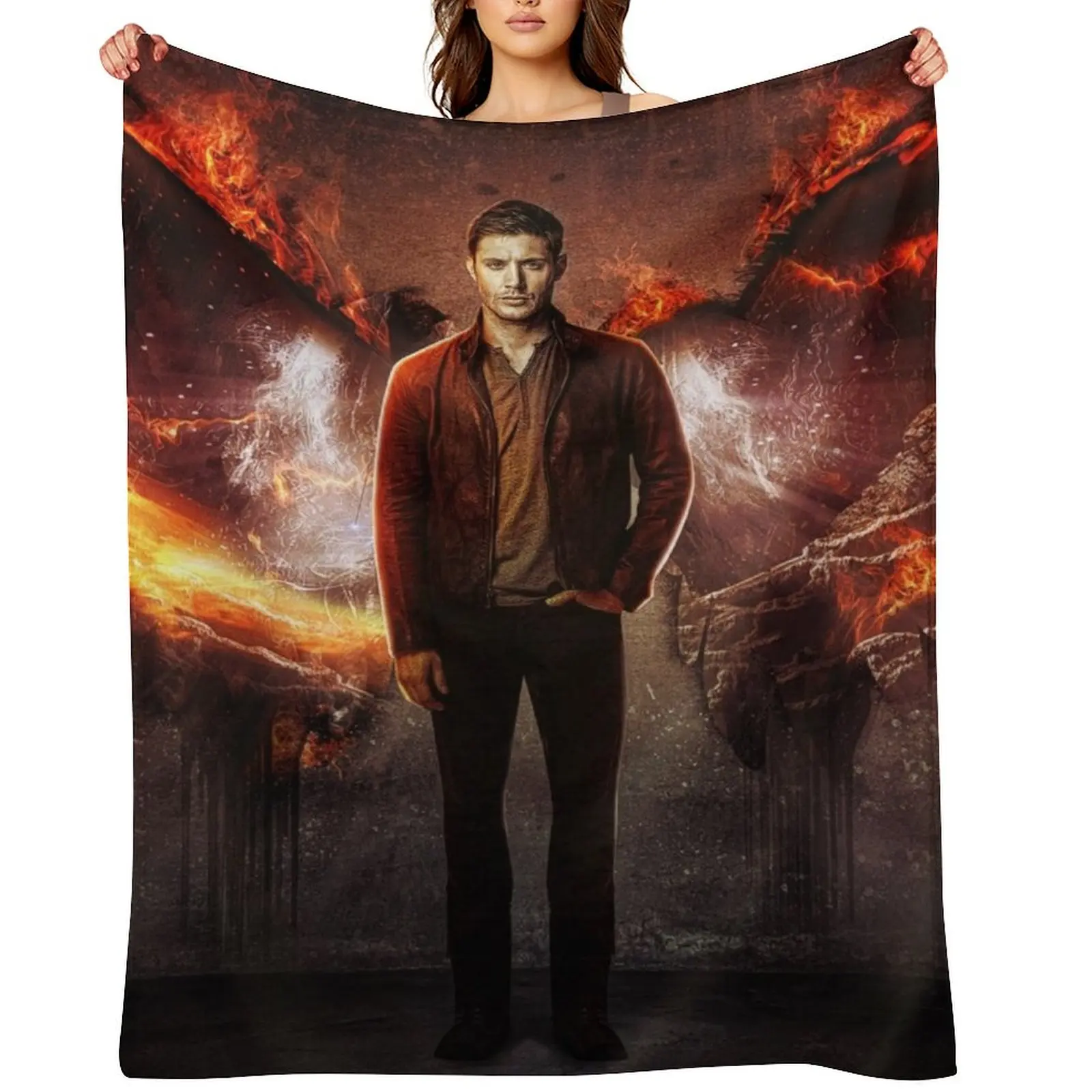 

DEAN Throw Blanket Heavy Moving Nap Vintage Blankets