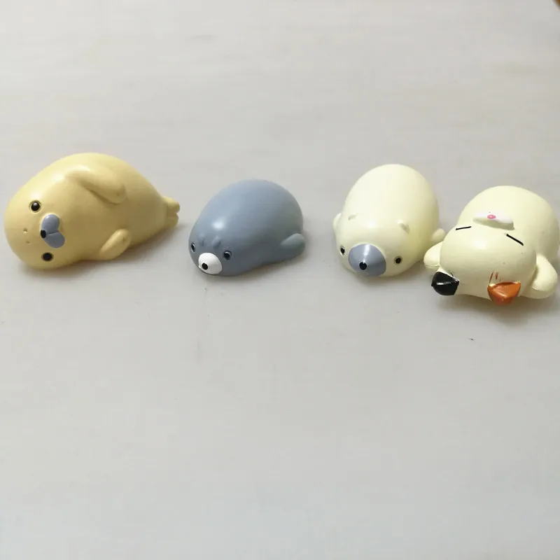 Cartoon Seal Polar Bear Silicone Mold Fondant Cake Silicone Mold Aromatherapy Plaster Mold Silicone Mold Resin