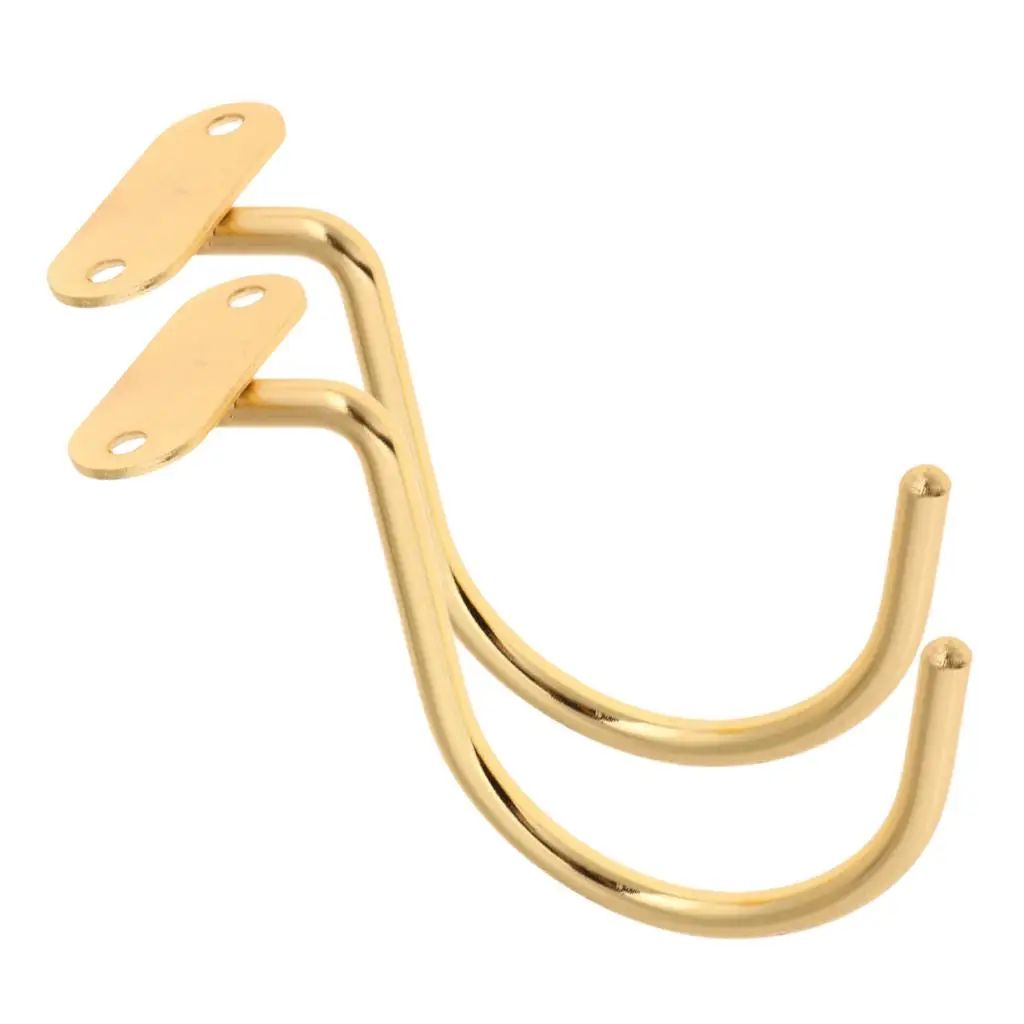 Pack Of 2pcs 2.8'' Small Brass Hook for Pool Table Rack Hanging Stick