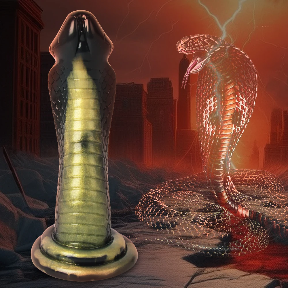 Snake Monster Tentacle Knot Dildo Realistic Thick Penis Powerful Silicone Big Suction Cup Anal Toy Fantasy Big Dick Adult Sex To