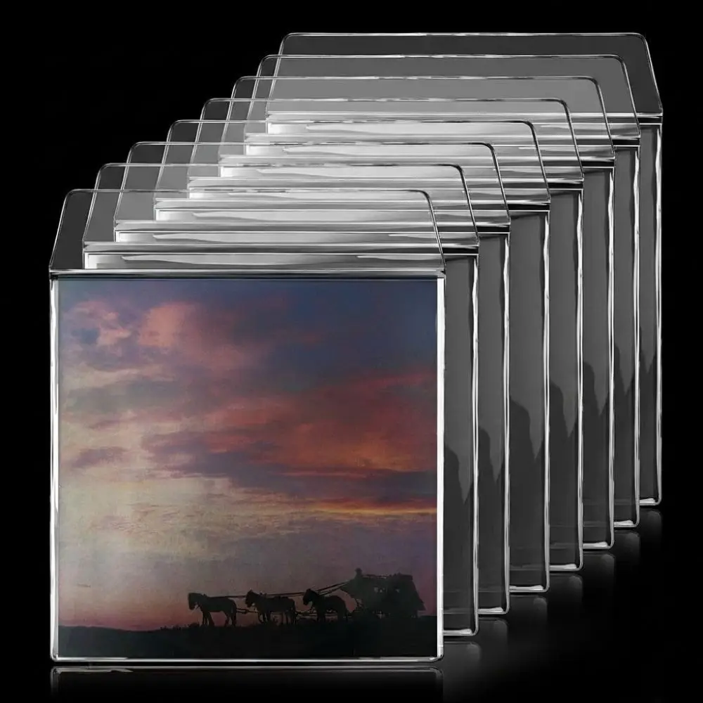 Useful 7/10/12 inch Vinyl Records Sleeve Resealable Thickened LP Record Cover Record Storage Bags Record