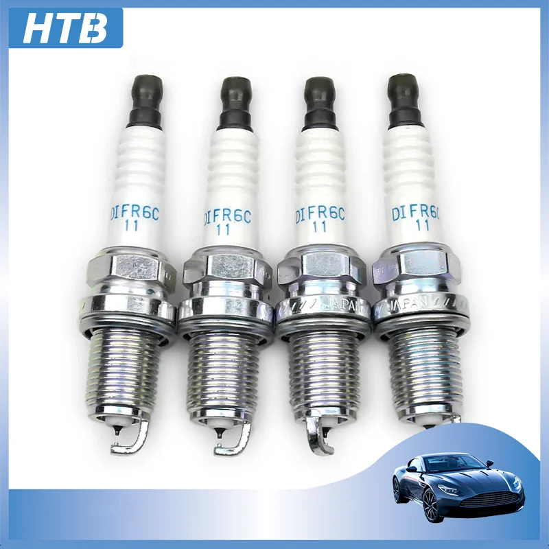 4 PCS 1822A069 DIFR6C11 Dual Iridium Spark Plug For 2011-2014 Mitsubishi RVR 2.0L L4 Kit VFK20F0 242 236 642 MN1822A09 FR7DII35X