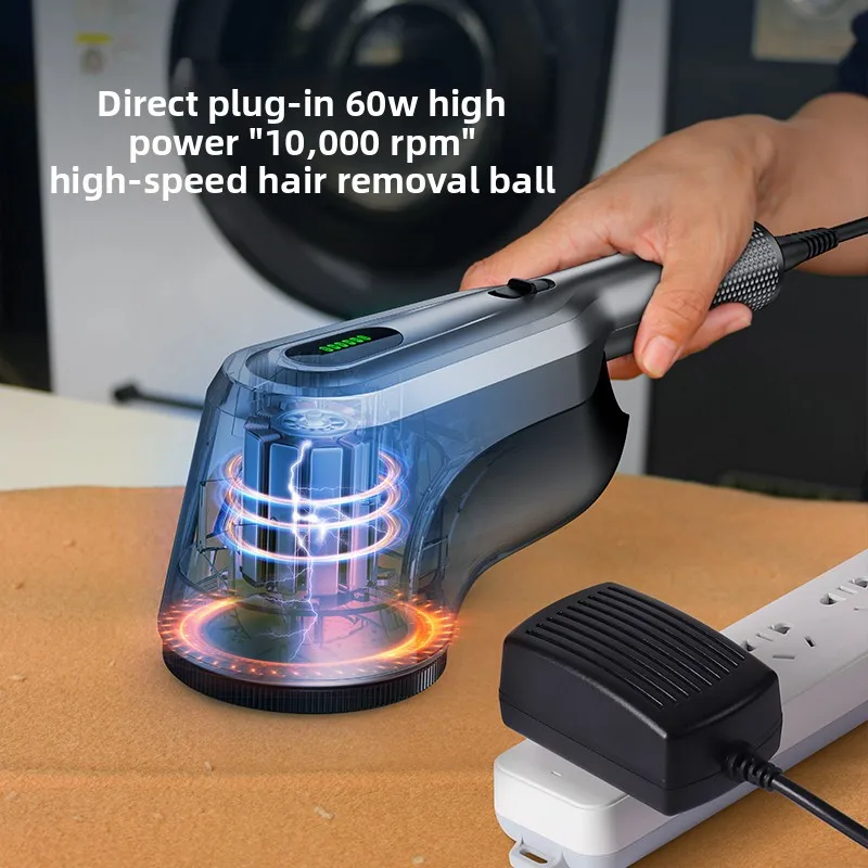 Commercial Fabric Shaver, Heavy-Duty Corded Lint Remover, High-Power Electric Pilling Machine for Dry Cleaning, Sweaters & Home