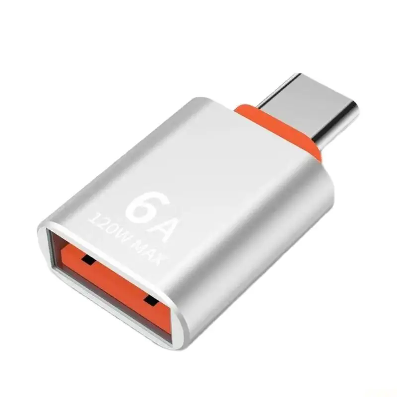 B03F Portable Metal Type C To USB Converter Type C Male to USBA Female Adapter For Rapid File Transfer And Compactly Mobility