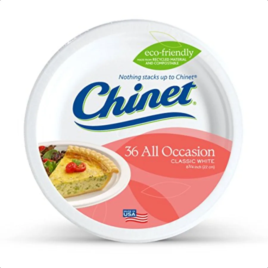 

Chinet Premium 8 3 4Inch Paper Plates 36 Count