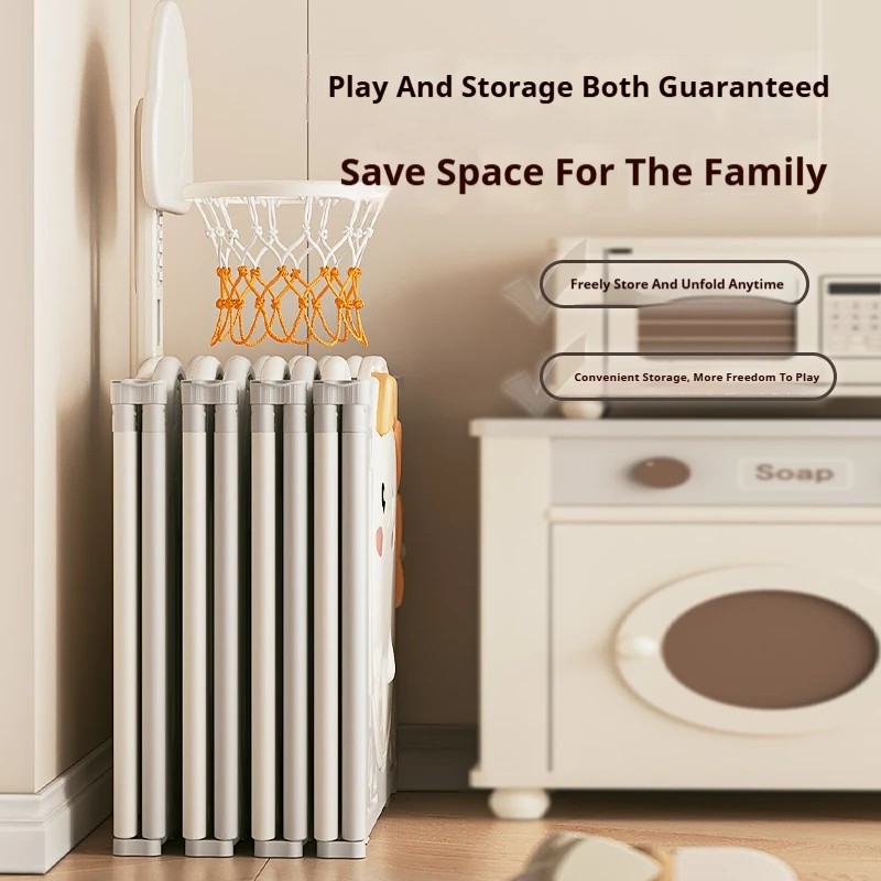Modular Indoor Play Area With Flexible Shapes Stable Structure and Secure Door DesignPlay and Protection Baby Playpen