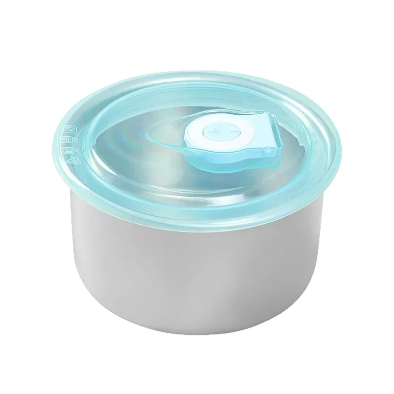 1pc Stainless Steel Lunch Bento Box Sealed Leakproof Travel Storage Pickle Container Microwave Safe Household Lunchbox