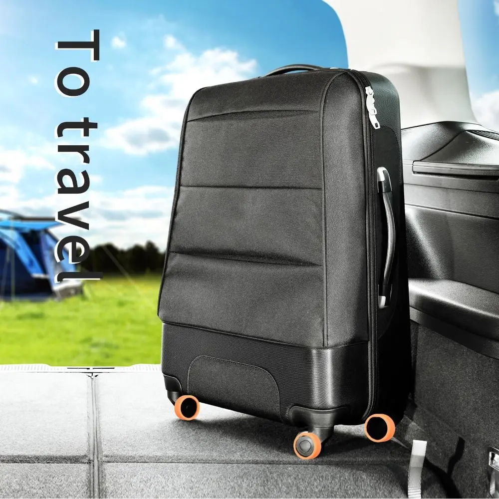 4/8PCS/Set Silicone Luggage Wheels Protector with Silent Sound Suitcase Parts Axles Travel Luggage Caster shoes