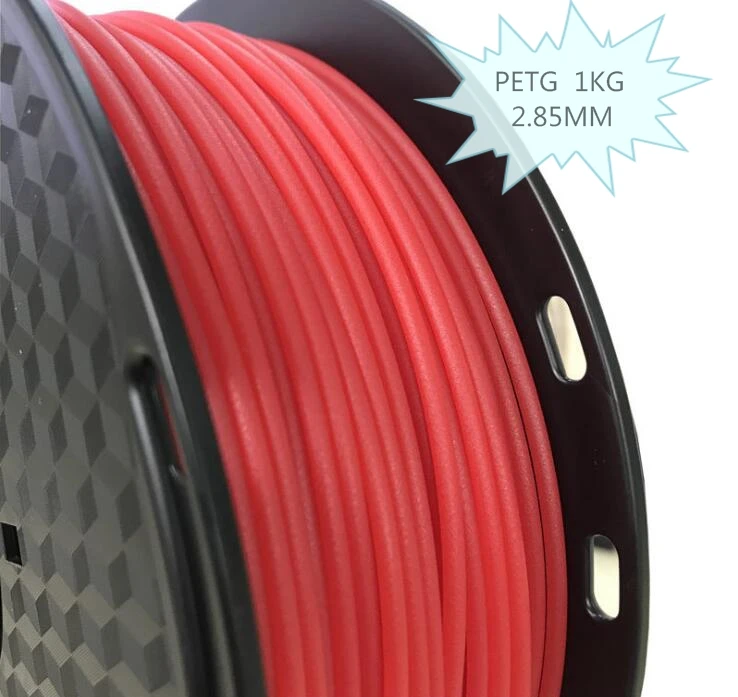 Filament plastique d'impression de haute ténacité de consommables d'imprimante 3D de filament PETG de 1Kg 2.85mm