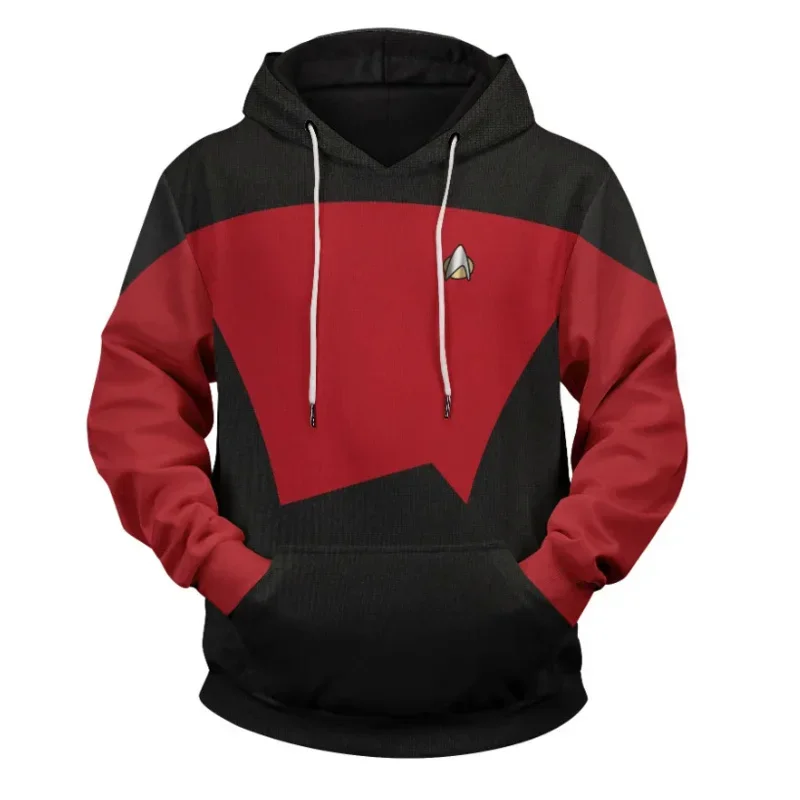 New Star Falle Star Trek Loose Kids Adults Hoodie Long Sleeve Streetwear Cosplay Sweatshirt Hoodies Top  Coat Pullover Hooded M1