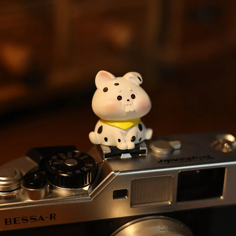 Cute The 12 Chinese Zodiac Animals kept for payment Series Hot Shoe Cover for Leica Q2 Fuji X100V X-T5 Sony ZV-1 Canon EOS R5 Ni view 4