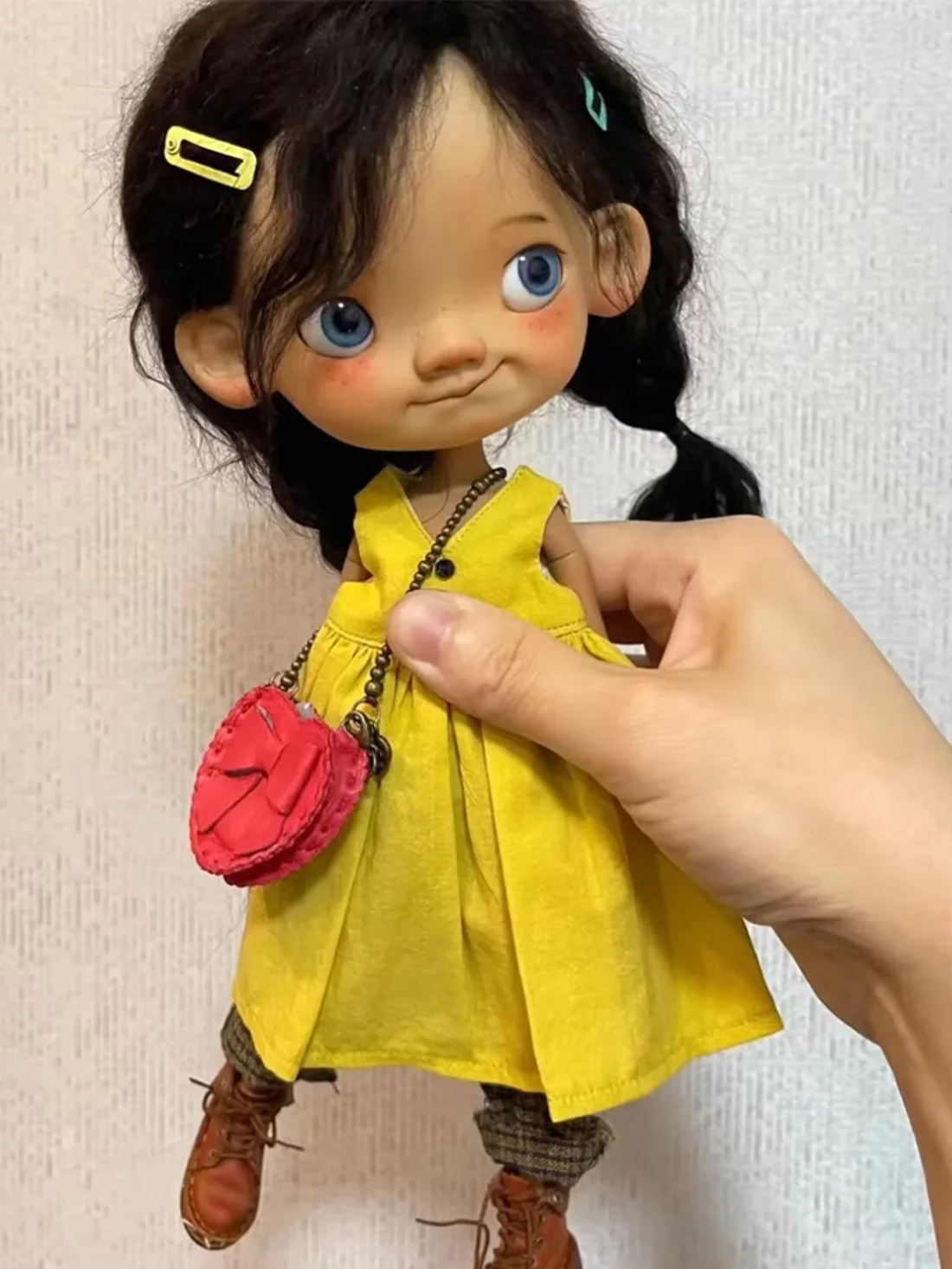 Boneca bjd 1/6 fofa Pippi brinquedo de resina de alta qualidade marrom presente de aniversário bonecas em ofertas bonecas articuladas