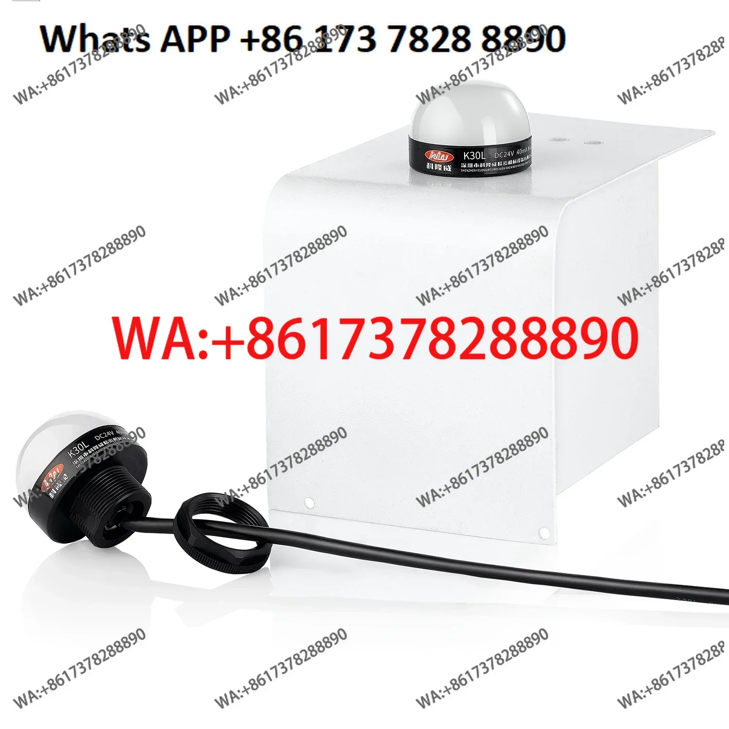 K30L hemispherical warning light monochrome three-color signal light IP69 waterproof work indicator light mini