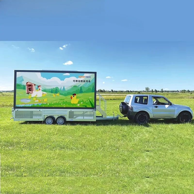 Commercial outdoor huge movable chicken coop on wheels