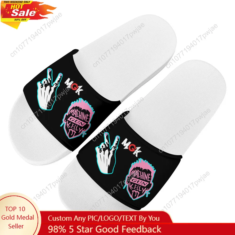 

M-Machine Gun K-Kelly MGK Slippers Home Water Shoes Mens Womens Summer Slipper street Indoor Outdoor Shower light Pool Sandals