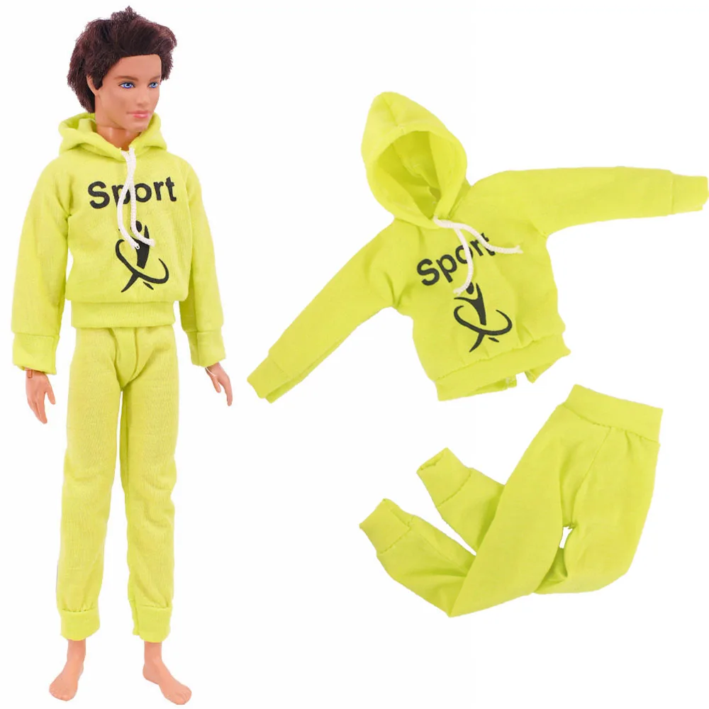 1 Set 30 cm Ken Vestiti per le bambole Tuta sportiva Abbigliamento quotidiano per la bambola Fidanzato Ken Panno 1/6 Accessori per bambole Occhiali gratuiti Regalo di compleanno