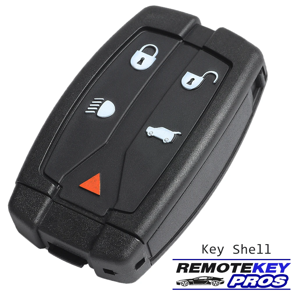 DIYKEY 5 Button Remote Smart Key Shell Case Keyless for Land Rover LR2 Freelander2 2008-2012