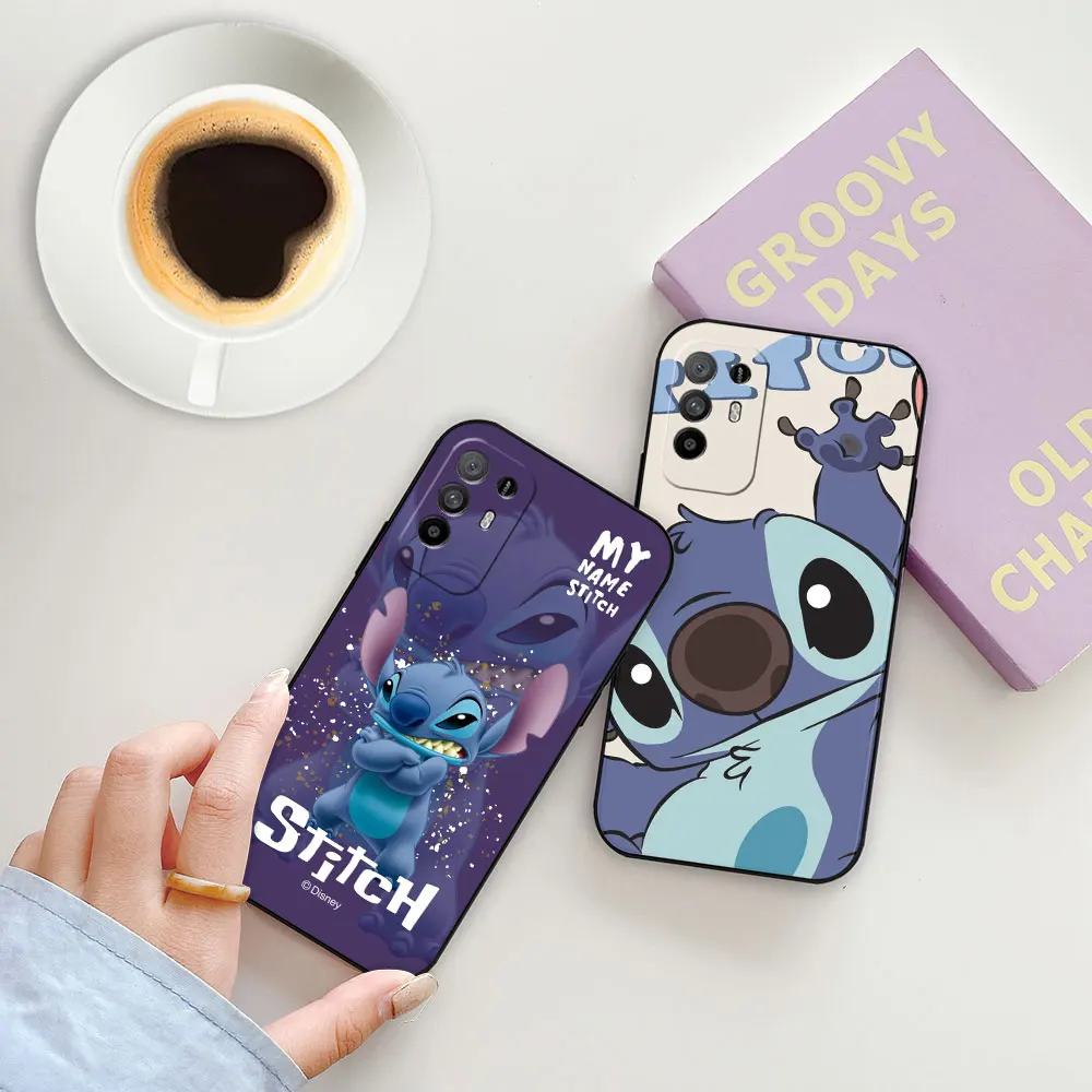 Disney Lilo Stitch Anime Phone Case For OPPO A98 A94 A93 A92 A78 A76 A74 A73 A60 A58 A57 A55 A54 A53 A38 A31 A17 A16 A15 A9 Case