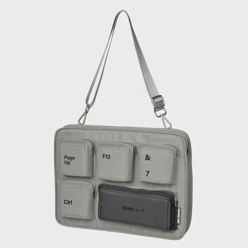13-16 inch Paid inflatable keyboard computer bag, unique creative laptop