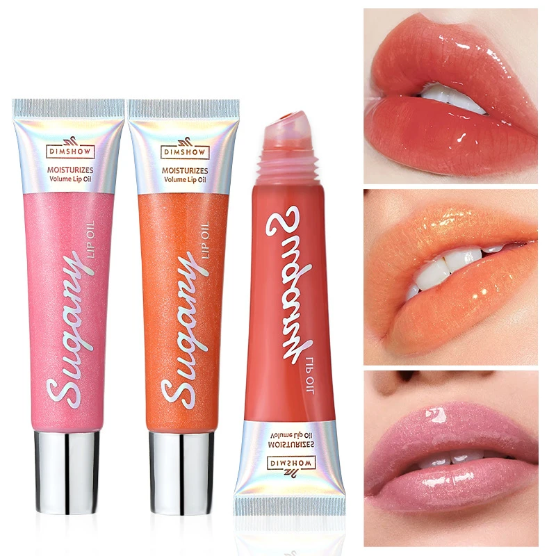 10 colori Shimmer Lip Gloss Impermeabile Duraturo Idratante Glitter Lip Smalto Donne Shimmer Rimpolpante Trucco labbra Cosmetici