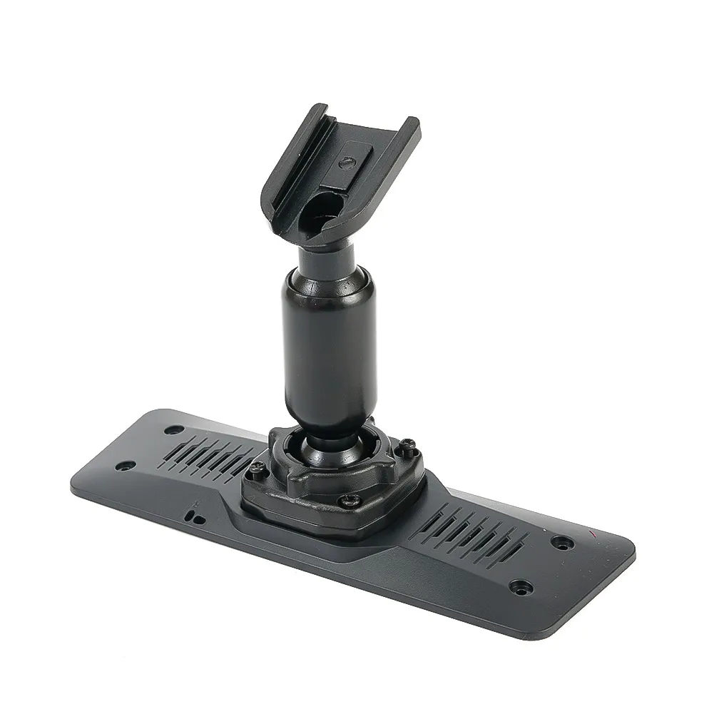 Aluminum ABS Car Interior Rear View Mirror Back Plate Panel Holder + Mounting Bracket New Interior Accessories For Car DVR