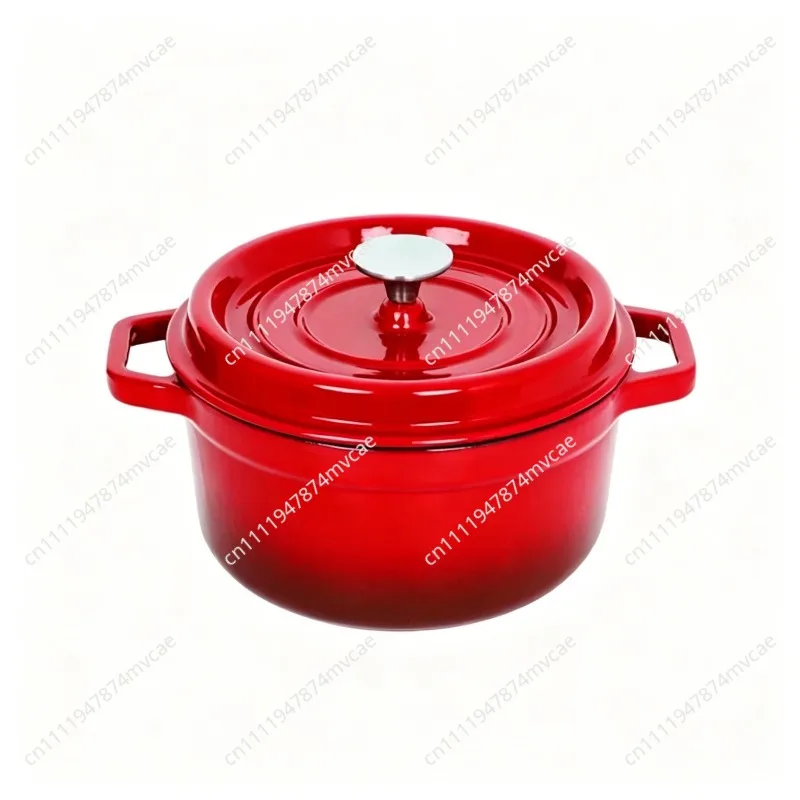 Enamel Pot Enamel Cast Iron Pot Household Saucepan Small Multifunctional Japanese Soup Pot Induction Cooker