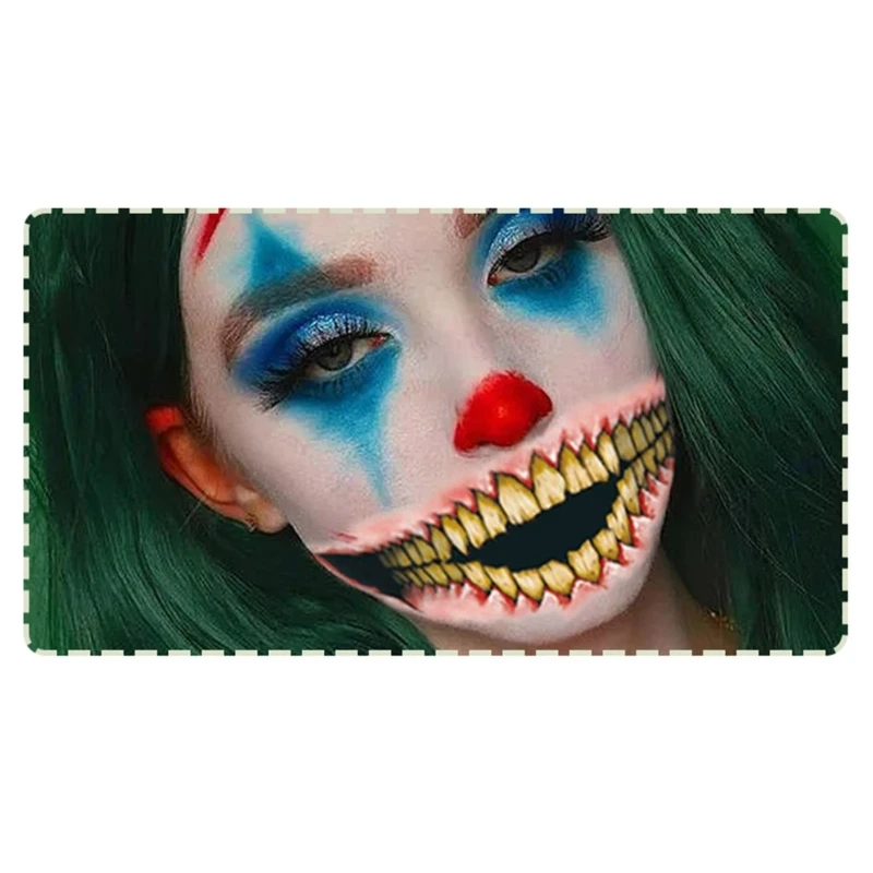 Halloween Big Mouths Tattooed Stickers Funny Makeup Temporary Tattooed Women Men Dropship