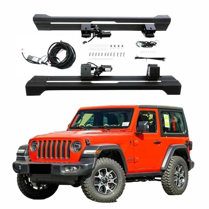 

Автоматическая электрическая подножка с электроприводом для Jeep Wrangler JL 2-дверная Rubicon Sahara 2018-2024