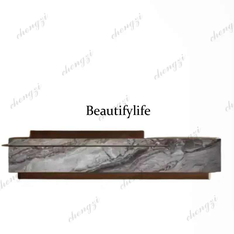 PPP Boutique Checkout Reception Desks Black Design Corner Drawers Reception Desks Classic Luxury Mostrador