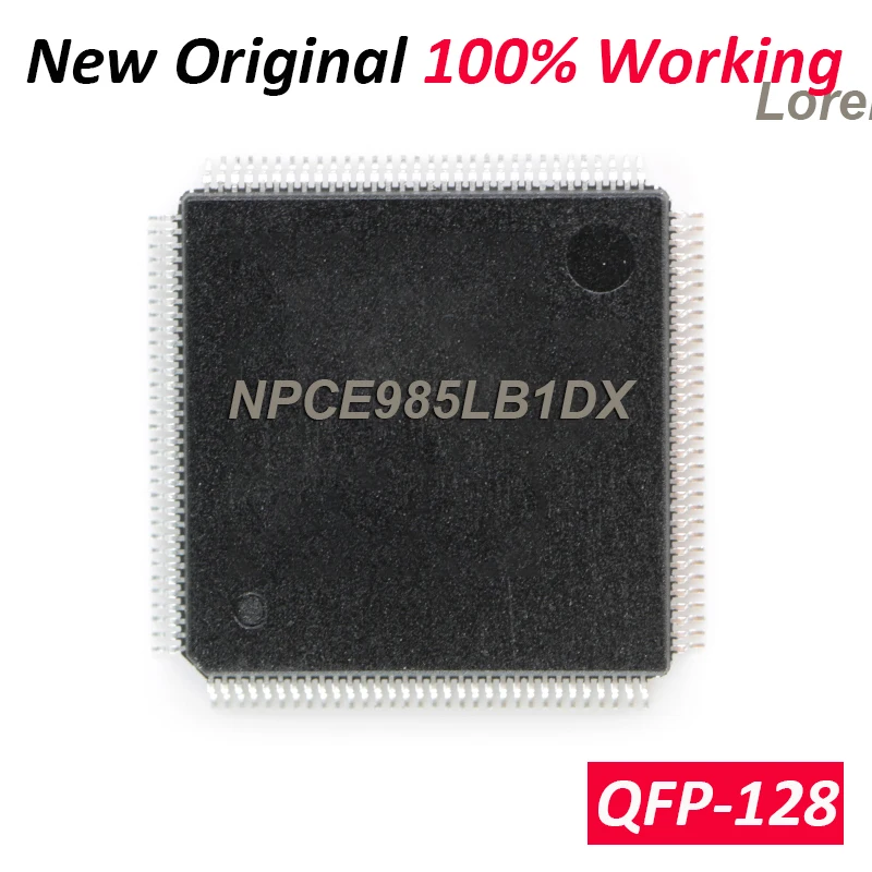 5pieces / lot 100% New NPCE985LB1DX NPCE985LBIDX QFP-128 Chipset