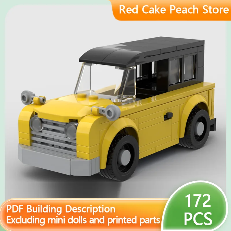 

Модель городской автомобиль MOC, строительные кирпичи, роскошный спортивный универсальный автомобиль, модульная технология, детские праздничные подарки, сборные игрушки, костюм