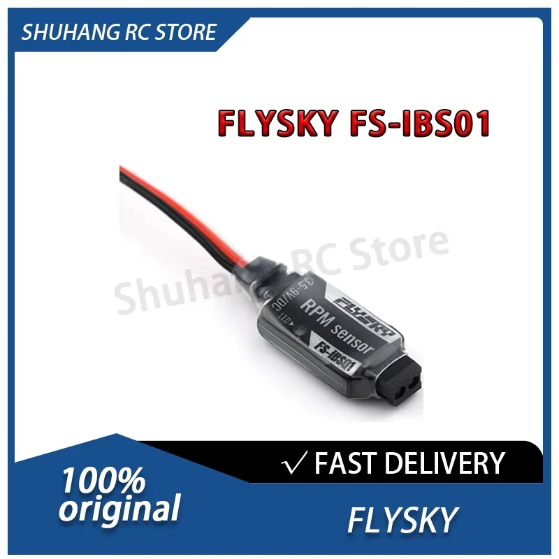 

FLYSKY Fusi FS-IBS01 Optical RPM Sensor 10RPM High Measurement Accuracy i-BUS2 IPX6 for Universal for Car Boat Aircraft Models