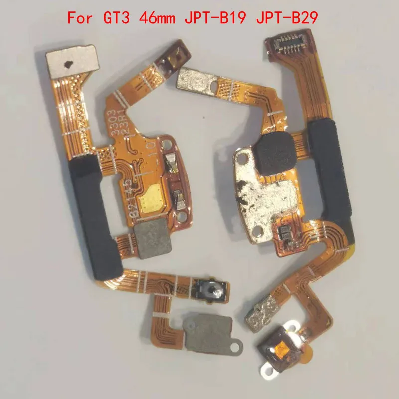 1Pcs Power Switch On Off Button Return Back Main Board Key Flex Cable For Huawei Watch GT3 46mm 42mm MIL-B19 JPT-B19 JPT-B29