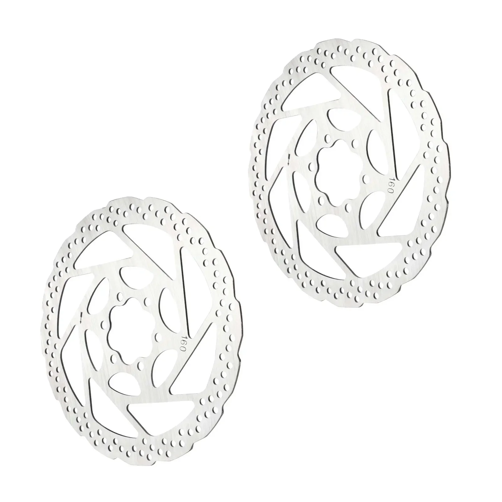 Disque de frein à 6 trous de 160 mm avec vis T25 pour scooter électrique Kukirin G2 G4, pièces et accessoires de frein à disque