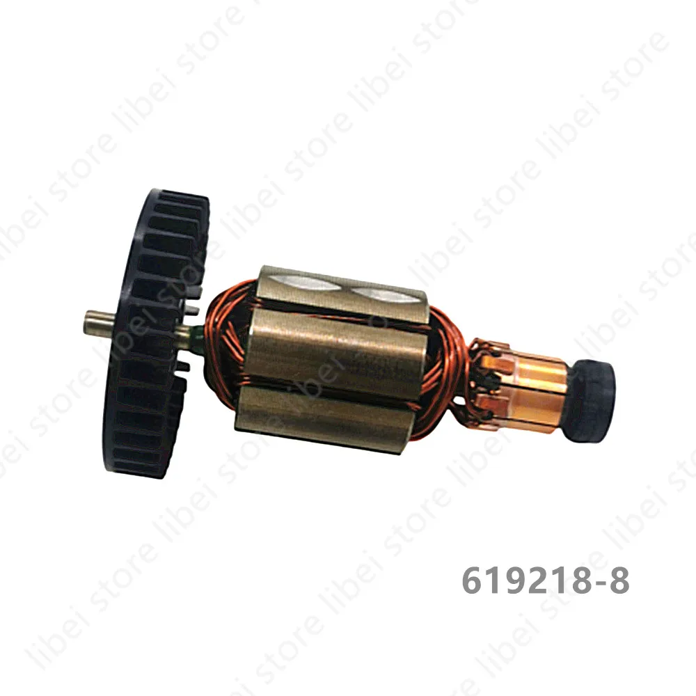 Armature 619218-8 Replace for Makita DGA452 BGA452 DGA402 BGA402RFE DGA452RMJ BGA452SFE BGA452RFE3 18V LXT 510091-8 519184-8