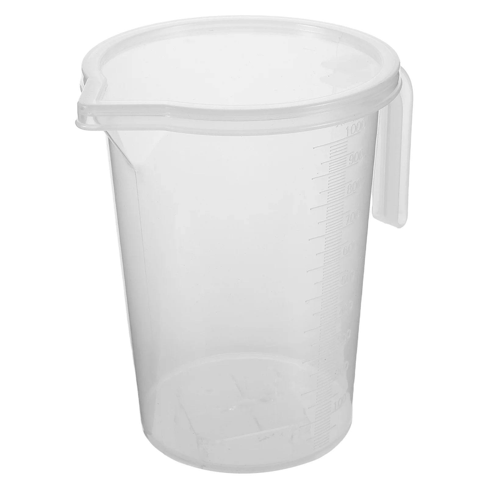 

1000Ml Engine Oil Measuring Jug Transparent Durable Plastic Pitcher Nonslip Grip For Car Maintenance Oil Fill Dispensing Tool