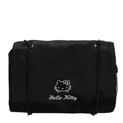 Bolsa de maquillaje de Hello Kitty, bolsa de almacenamiento de gran capacidad, portátil, impermeable, extraíble, cosméticos, regalos para niñas