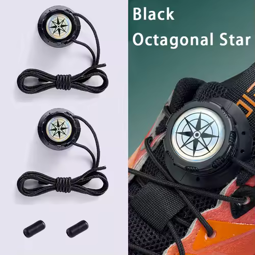 Automatic Shoelaces Without ties Install simple Swivel Buckle Laces Thick Rope Tennis Sneakers Shoelace Shoe Accessories 1Pair - Image 13