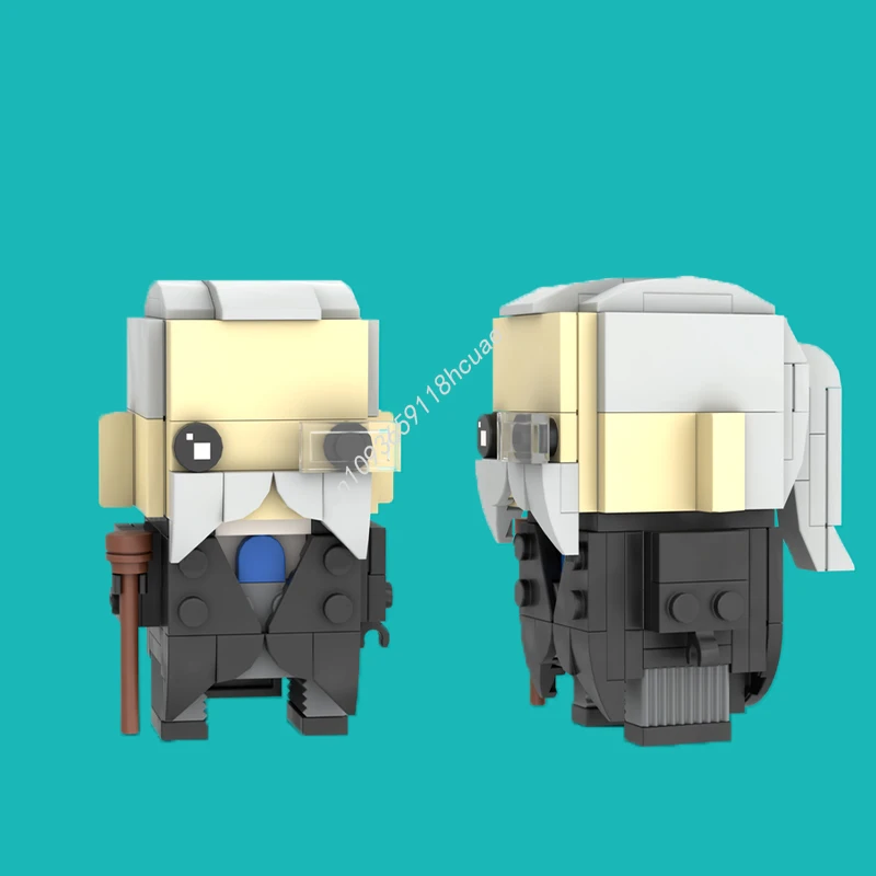 114pcs MOC Henry Henderson S x F Brickheadz Model bouwstenen Speelgoed Kids idee Baksteen Architectuur Onderwijs kerstcadeaus