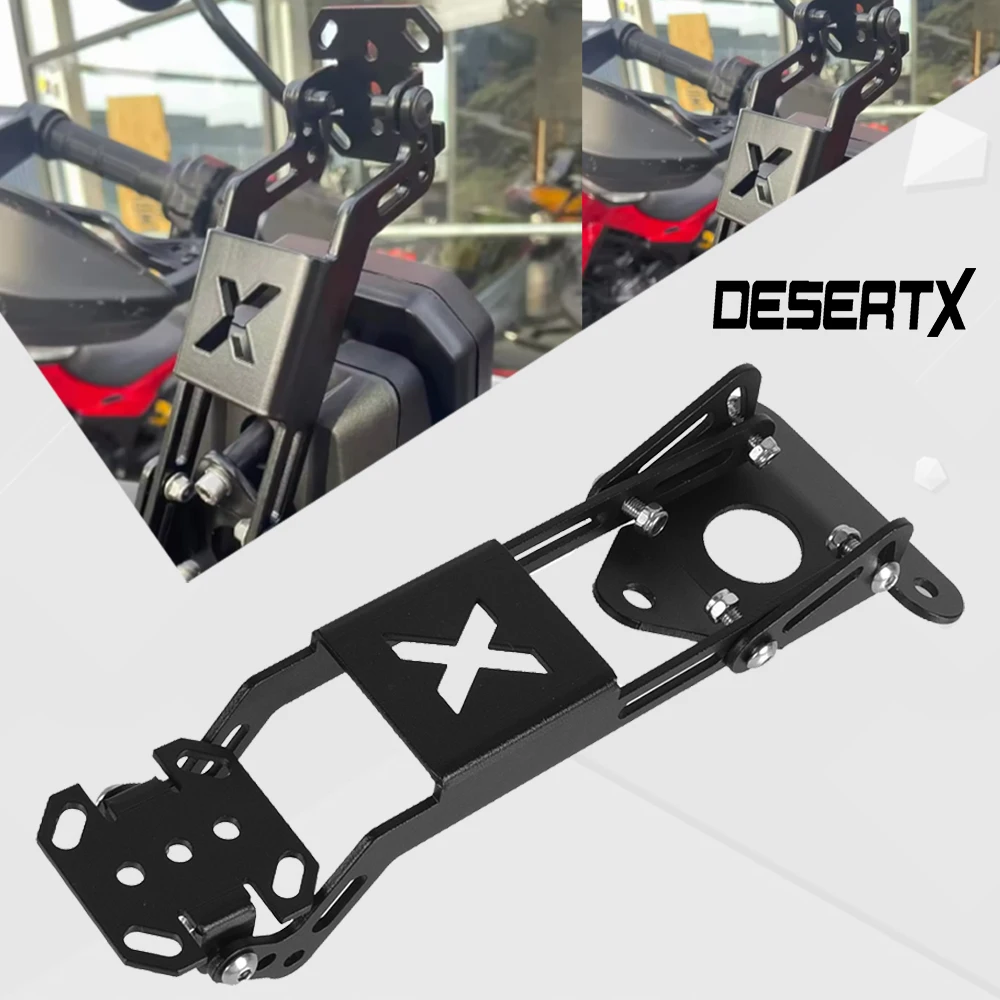 

For Ducati DESERTX 2022 2023 2024 Utility GPS Mount Desert X Aluminium Motorcycle Navigation GPS Support Mount Bracket Holder