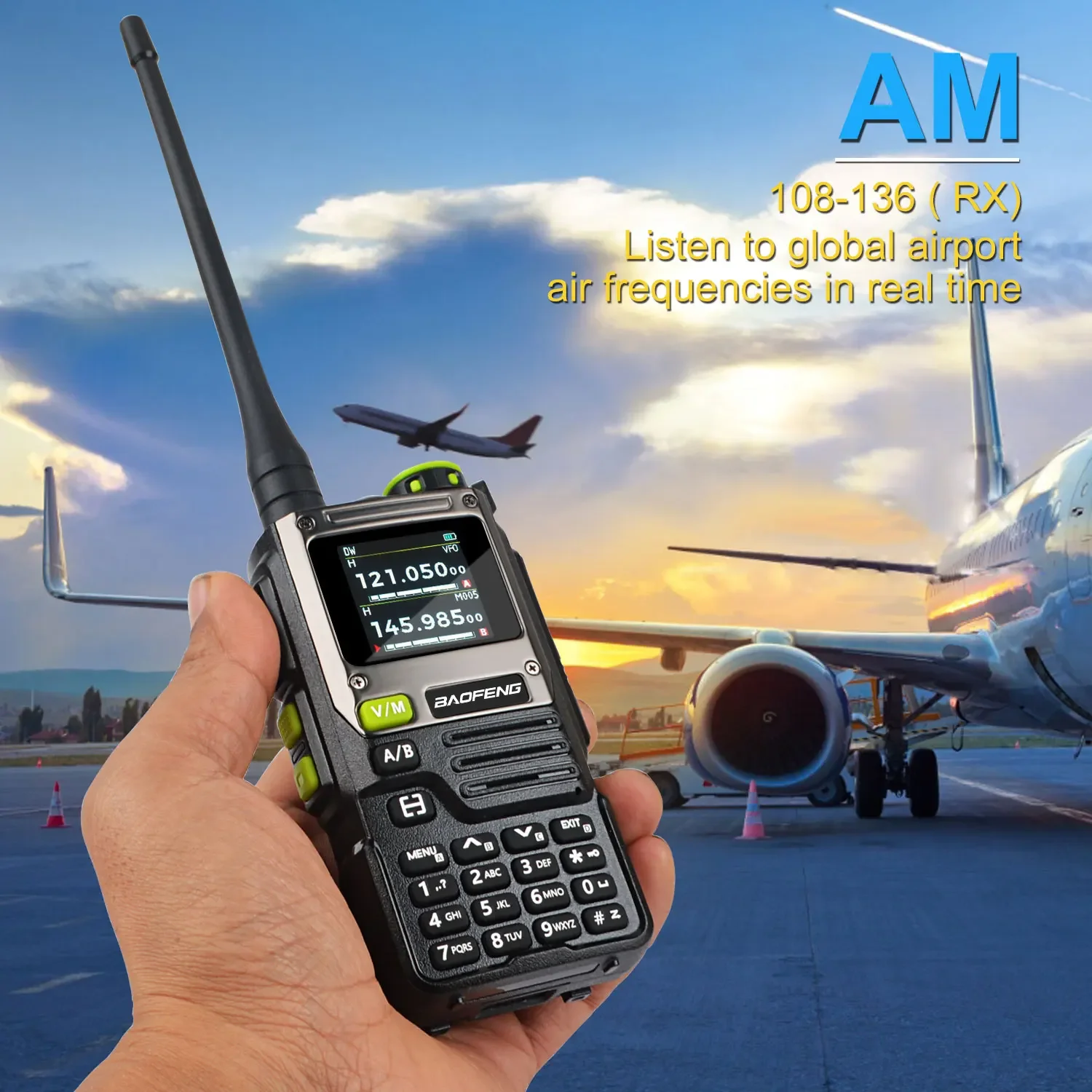 Baofeng K61 PRO K61pro 65-600MHz Multi-Band 640Ch Scrambler Dual Watch Frequency Sweep Amateur FM VOX Walkie Talkie